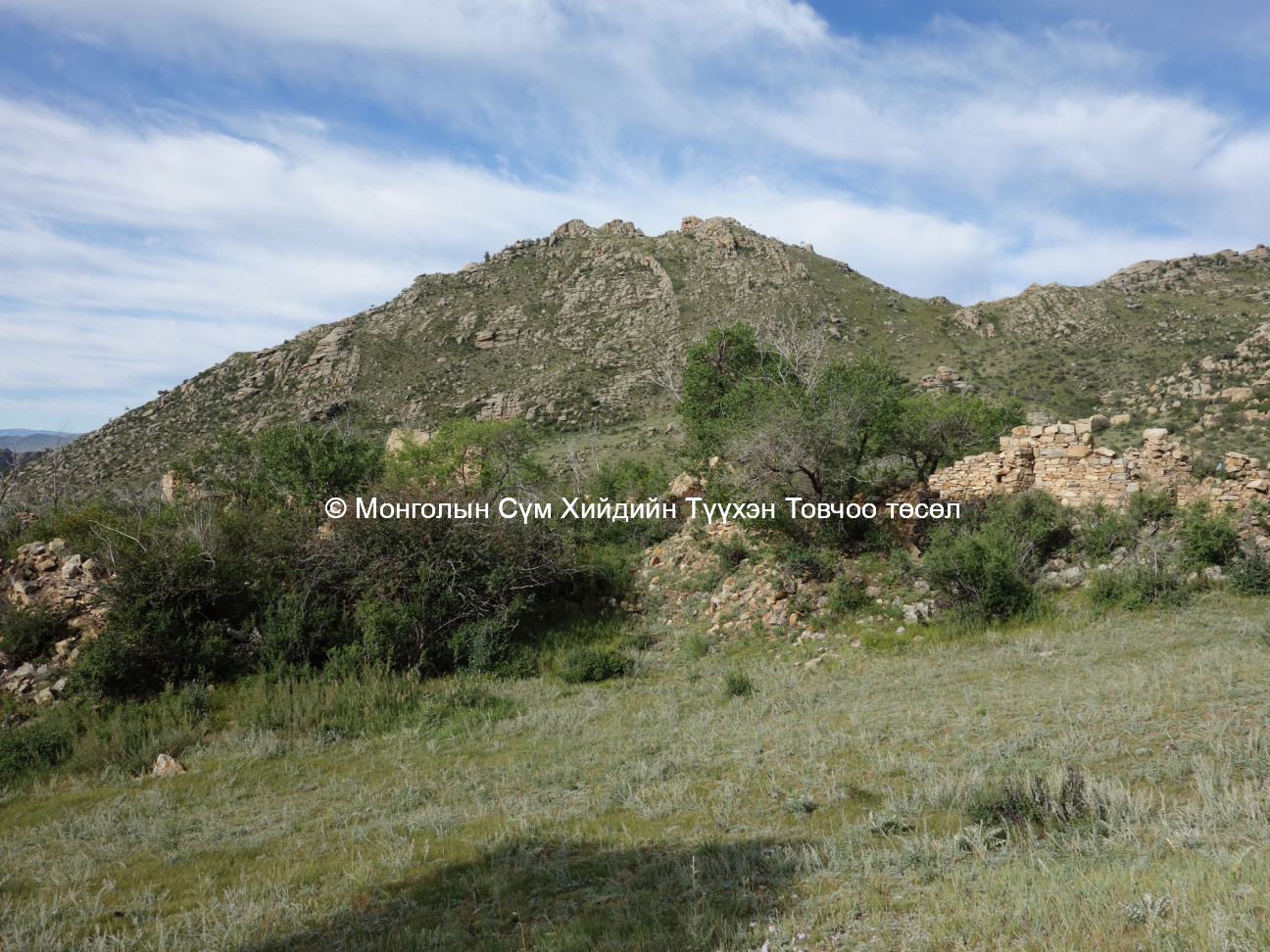 North section of east side of Main temple